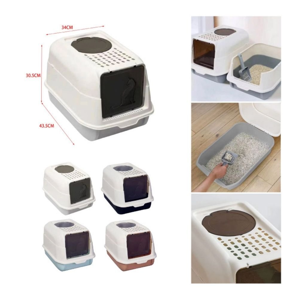 CAJA DE ARENA PARA GATOS 30.5 X43.5 X 34 CM