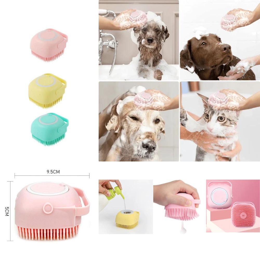 CEPILLO DE DUCHA PARA MASCOTAS